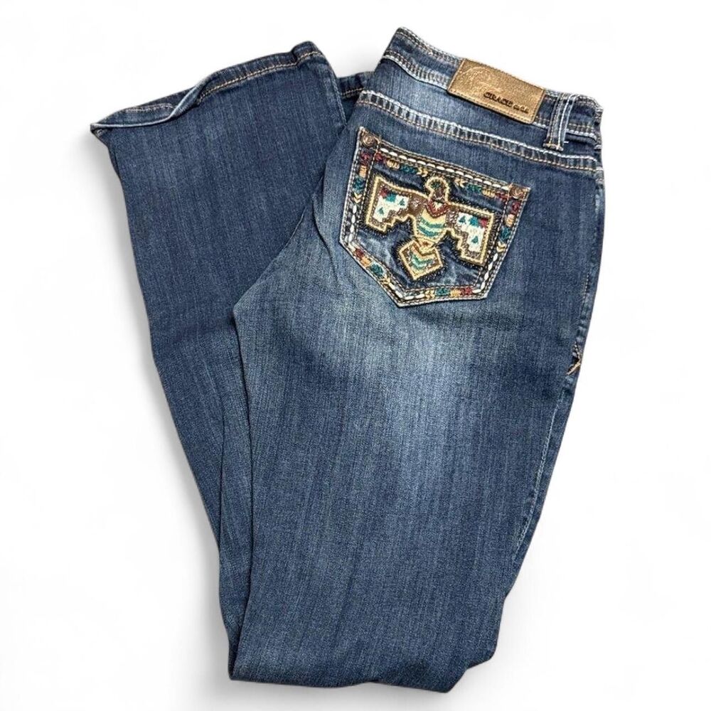 Grace-in-la Women's Multi Jeans